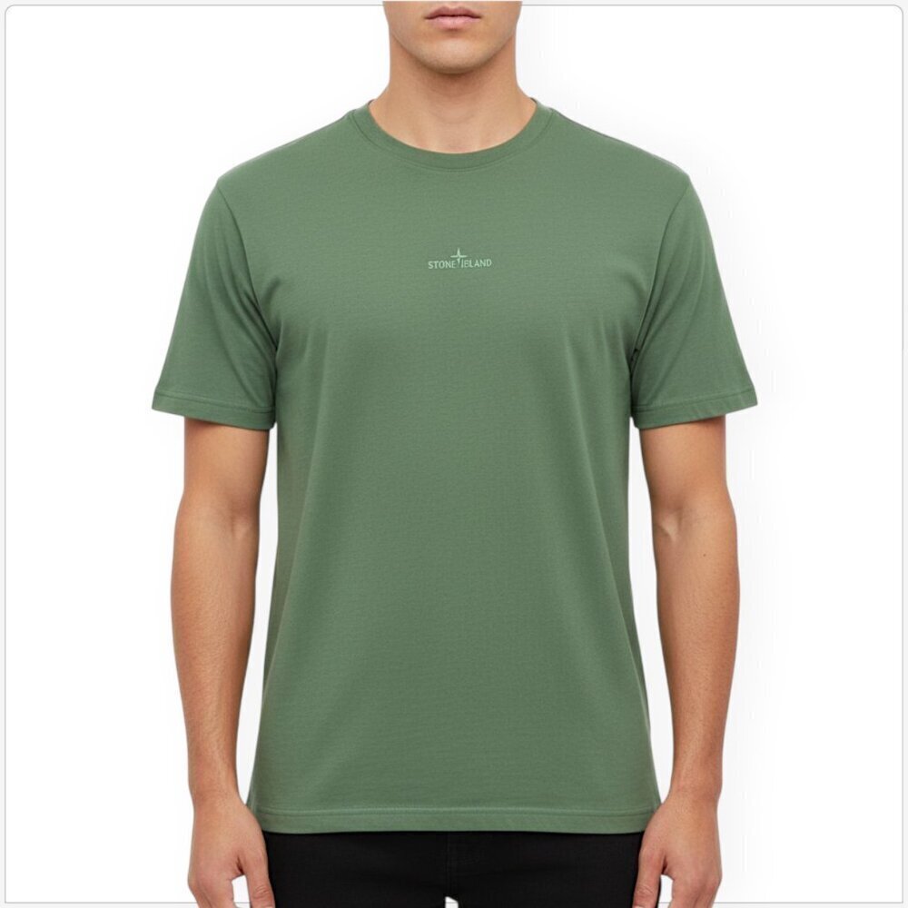 Stone Island Green 2NS90 'Graphic Eight' T-Shirt Shirt Short Sleeve NWT New XL